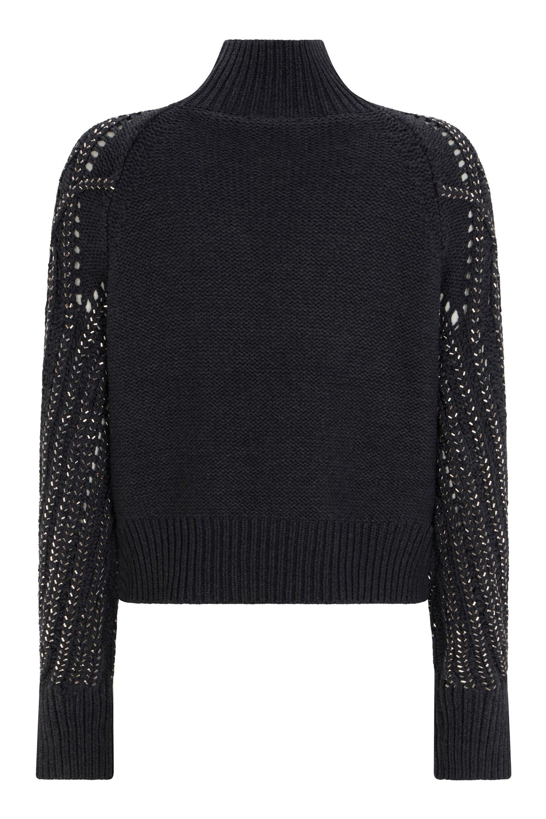 Buy Mint Velvet Black Diamante Jumper from Next Luxembourg