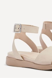 Linzi Cream Two-Part Kara Sandals - Image 4 of 5