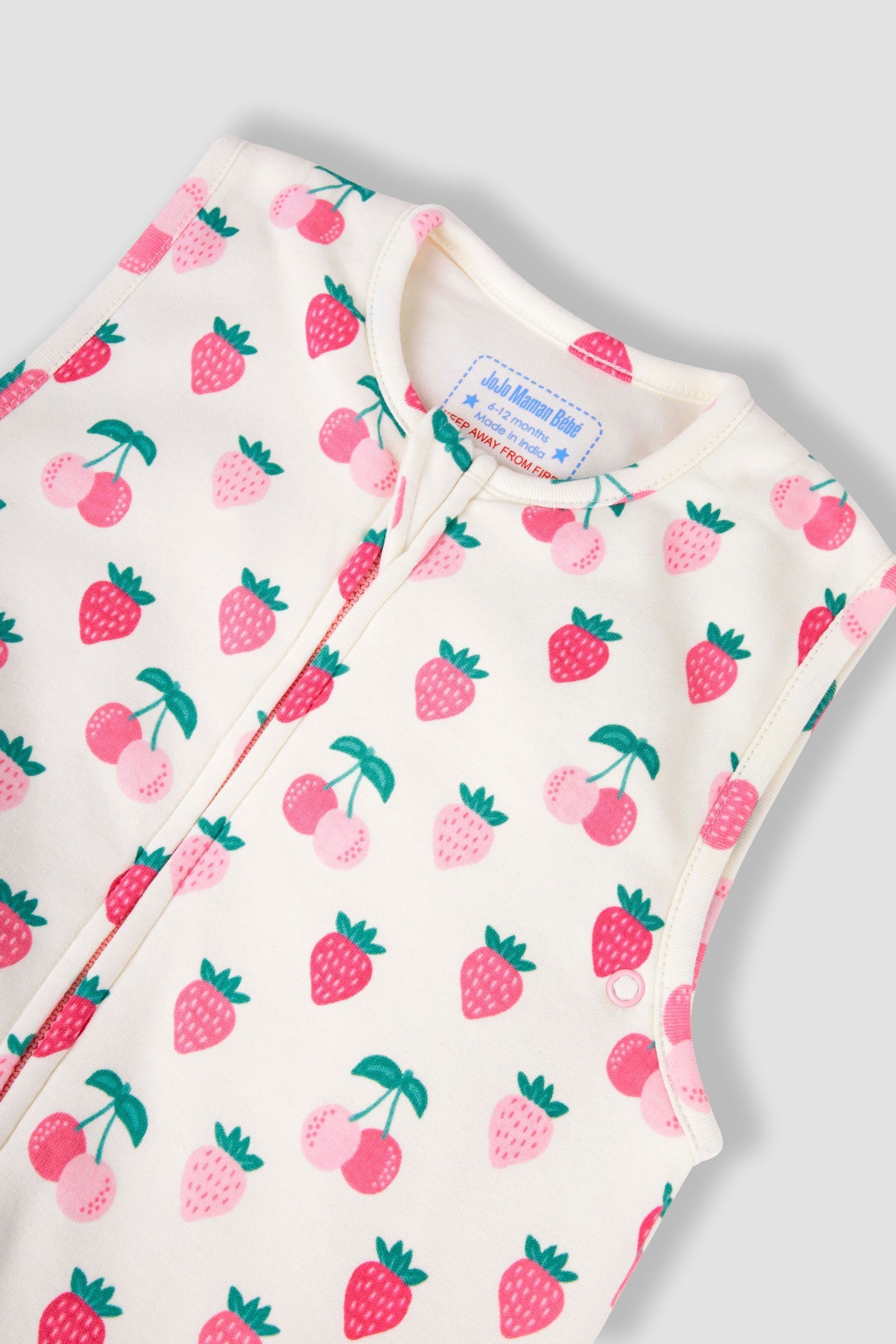 Buy JoJo Maman Bebe Cream Fruit 1.5 Tog Sleep Snuggler from the Next UK online shop
