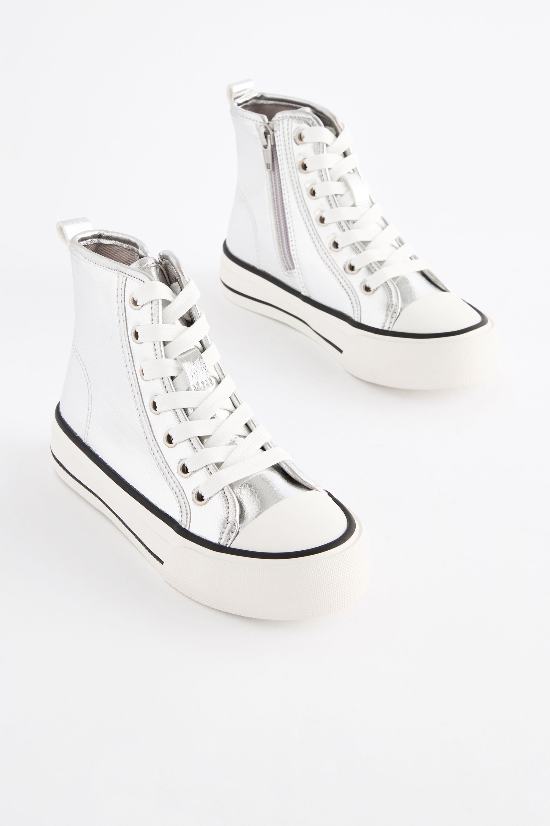 Metallic chunky trainers online