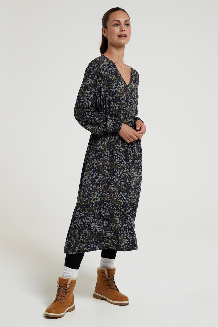 Mountain Warehouse Green Blossom Womens Midi Dress - Image 2 of 5