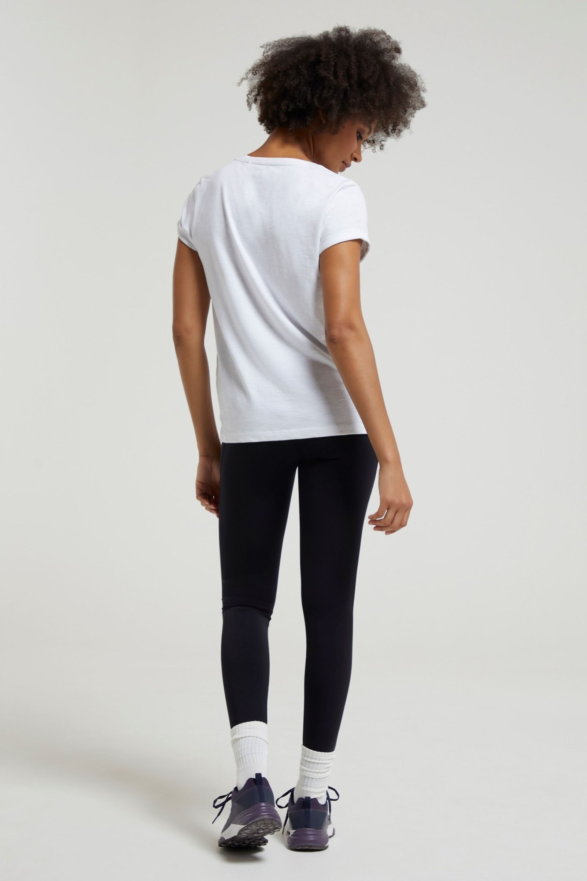 Mountain Warehouse Black Blackout Womens High Waisted Leggings - Image 3 of 6