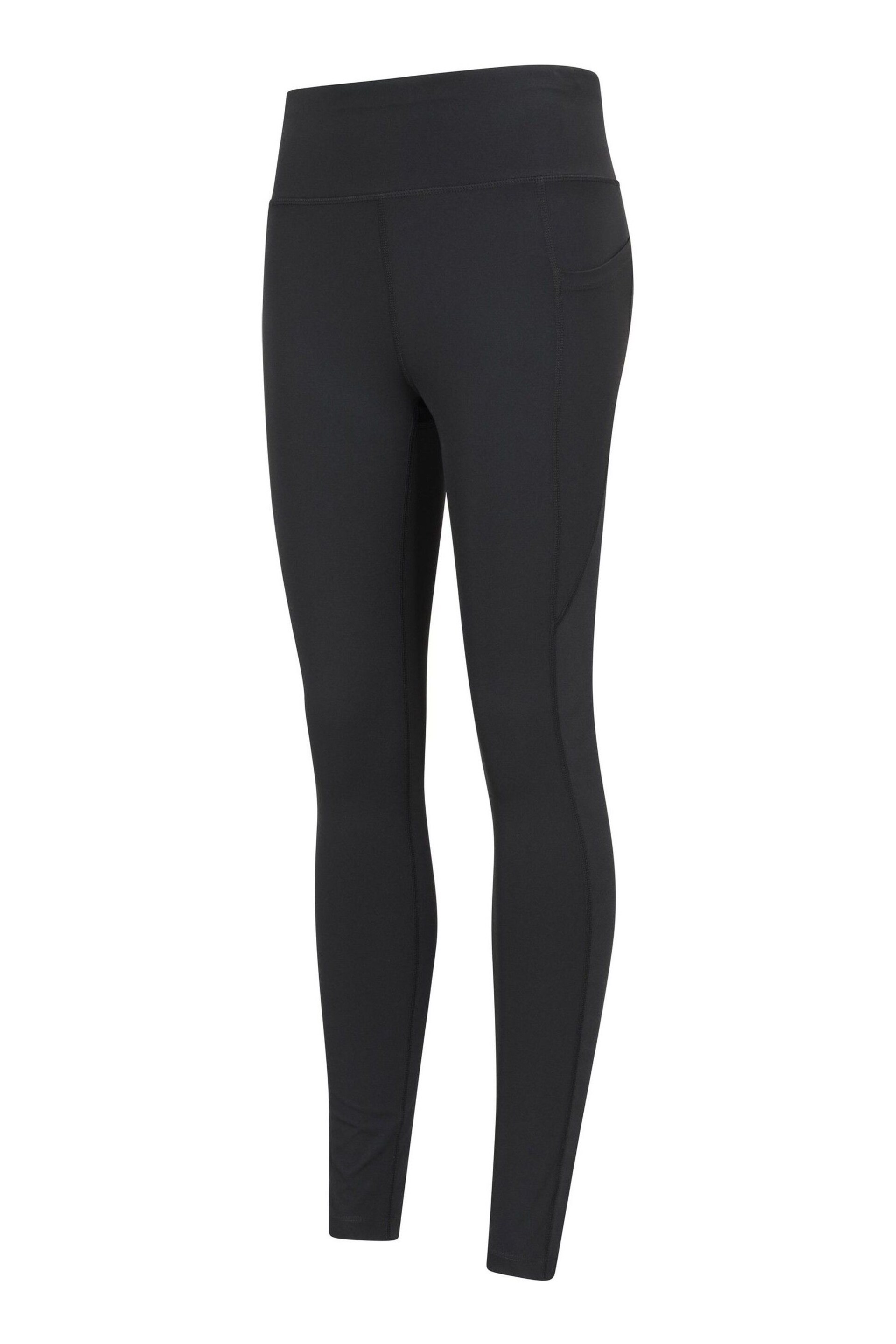 Mountain Warehouse Black Blackout Womens High Waisted Leggings - Image 4 of 6