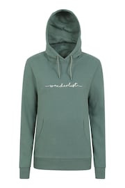 Mountain Warehouse Green Wanderlust Embroidered Womens Hoodie - Image 1 of 1