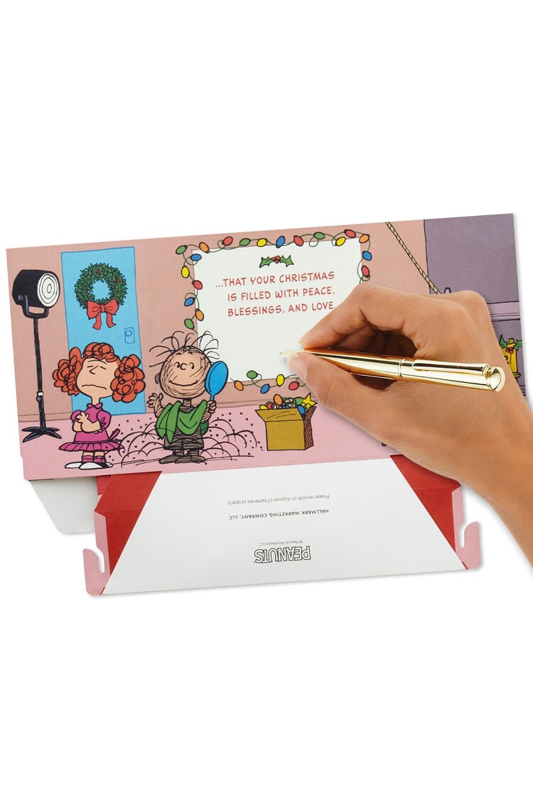 Hallmark 3D Peanuts Charlie Brown Musical Christmas Card - Image 4 of 4