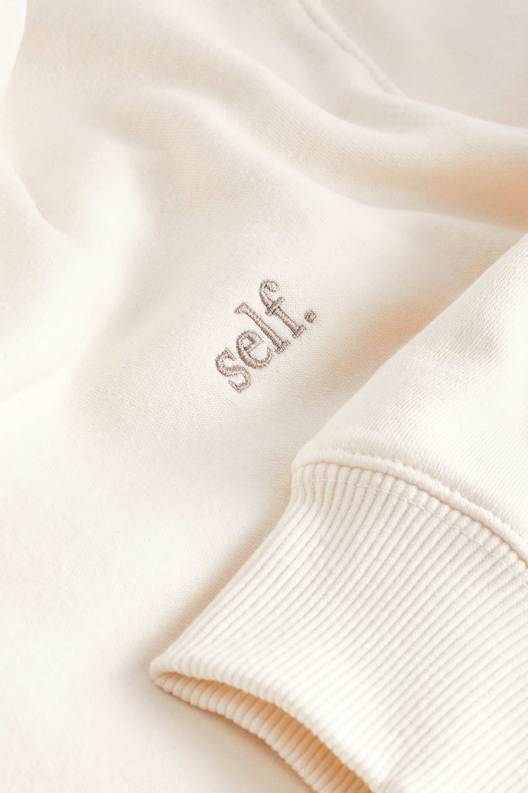 Buy Self. Ecru White Hoodie from the Next UK online shop