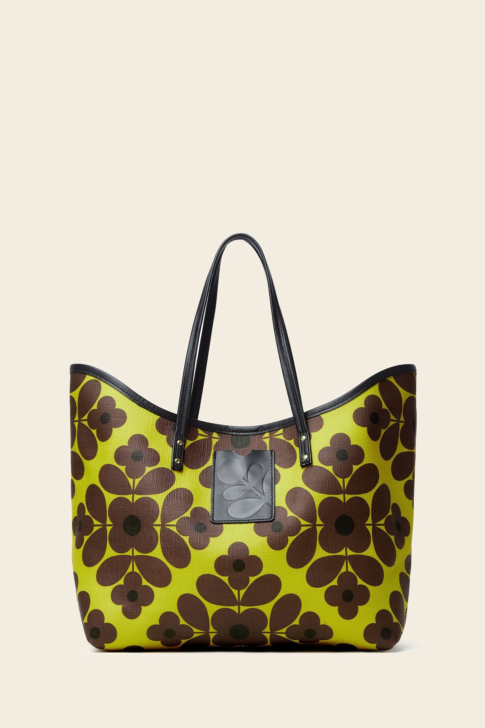 Orla Kiely Green Carrymore Tote Bag - Image 1 of 4