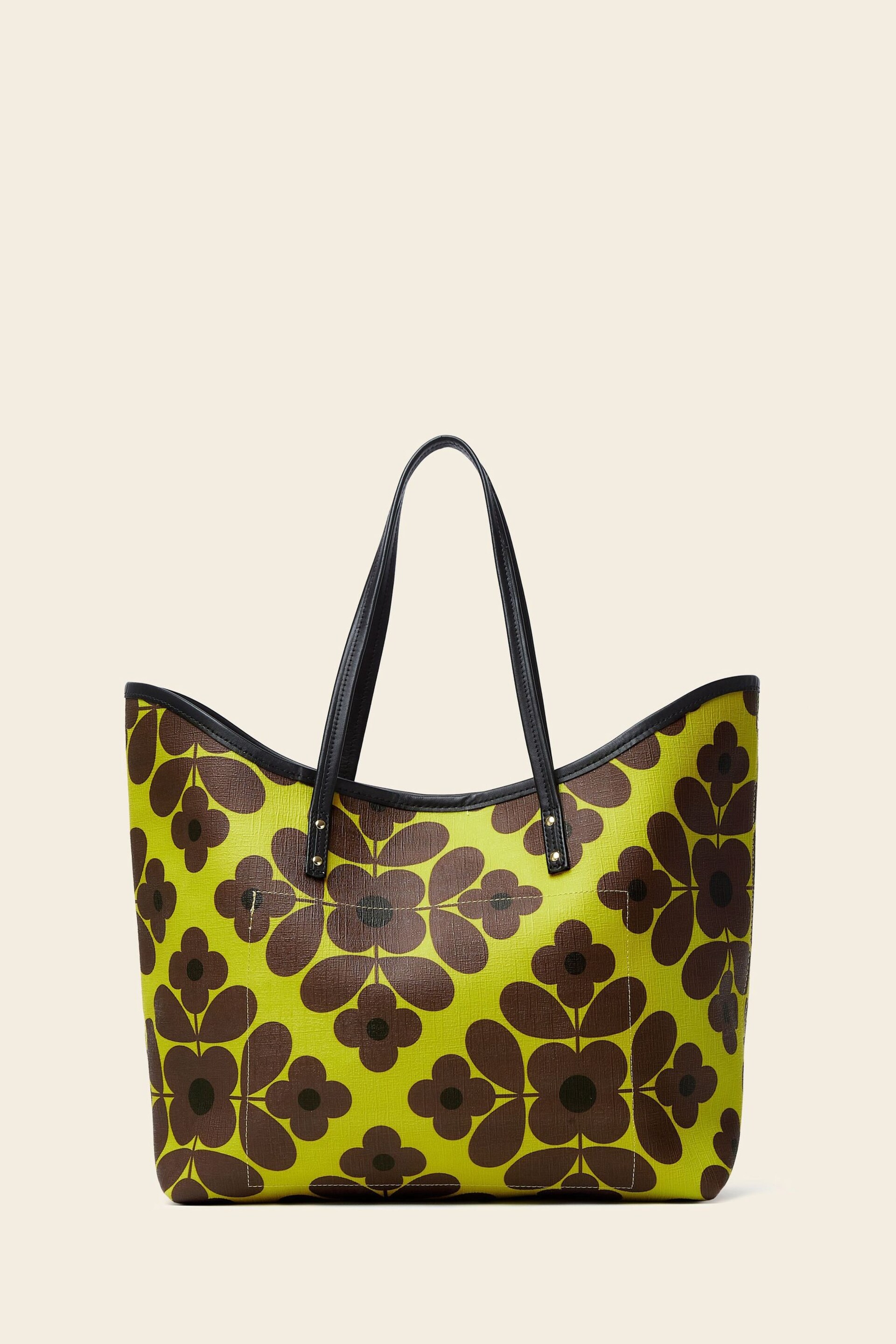Orla Kiely Green Carrymore Tote Bag - Image 2 of 4