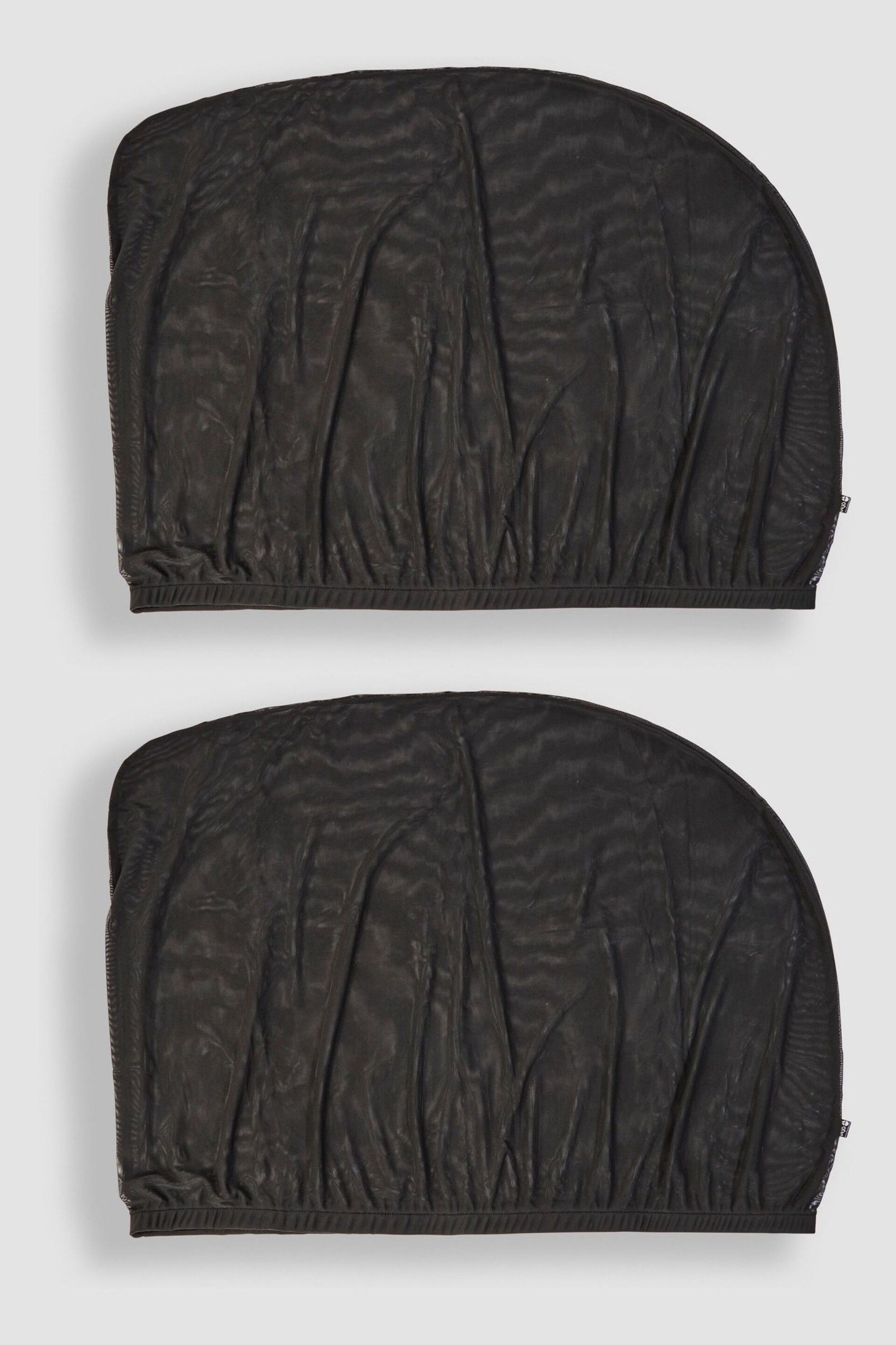 JoJo Maman Bébé Black 2-Pack Extra Large Car Sunshades - Image 2 of 2