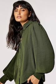 Apricot Green Airflow Volume Sleeve Shirt - Image 3 of 5