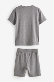 Grey Sports T-shirt and Shorts Set (3-16yrs) - Image 2 of 3