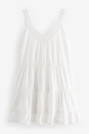 White Cotton Dobby Slip - Image 8 of 9