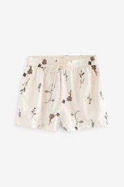 Cream Floral Cami Vest Shorts Set - Image 9 of 10