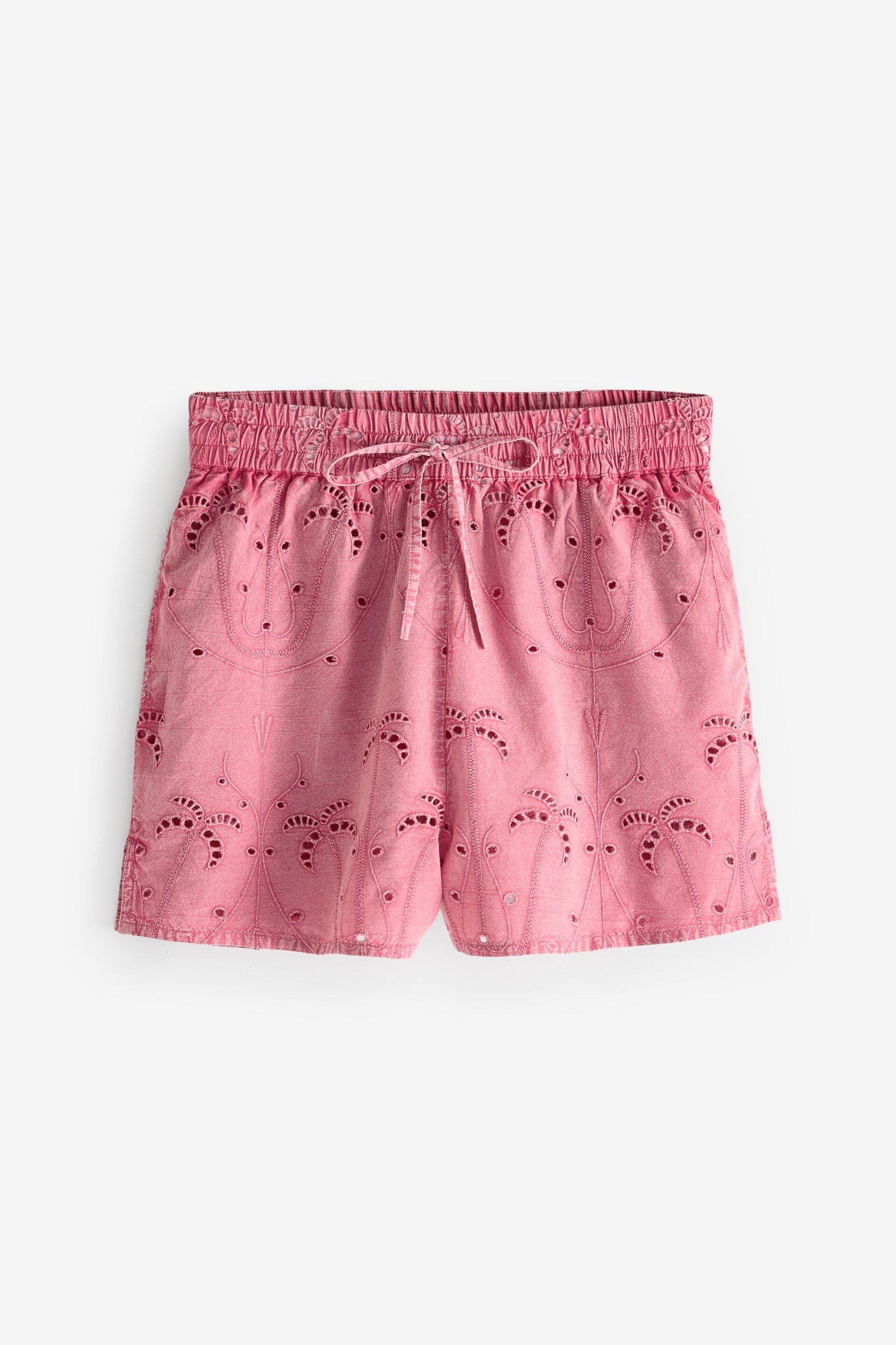 Pink Palm Cami Vest Shorts Set - Image 9 of 10