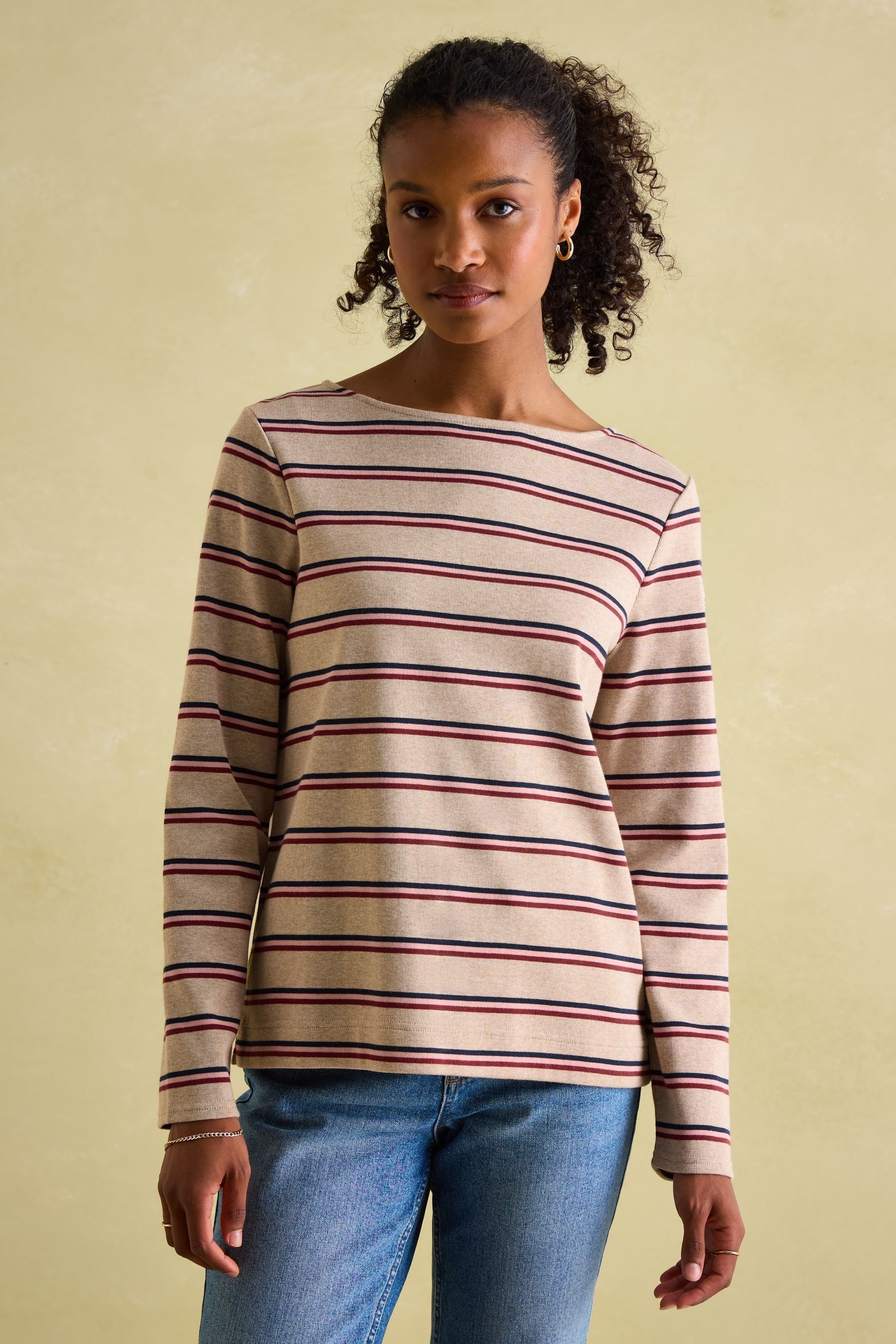 Joules boat neck jumper top