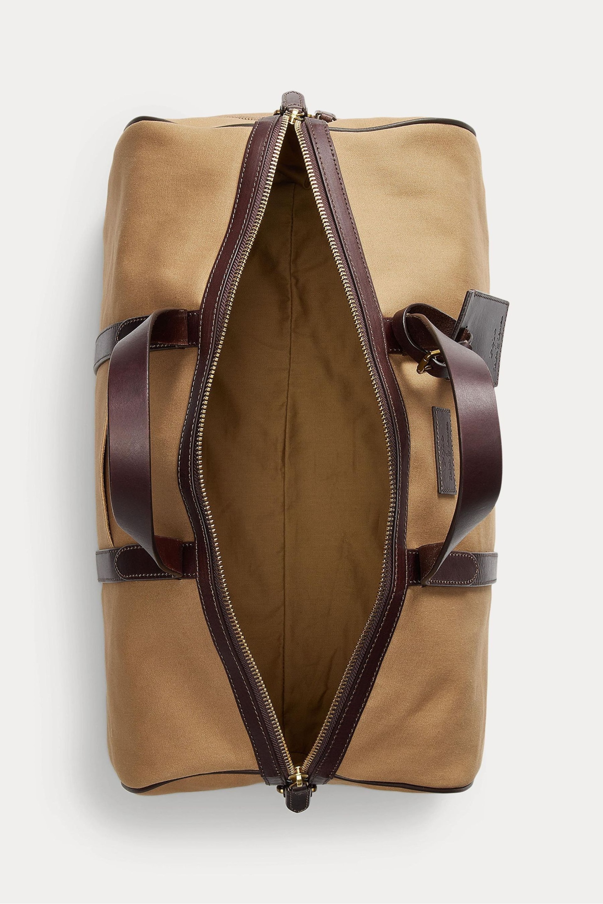 Polo Ralph Lauren Leather-Trim Canvas Duffel Bag - Image 5 of 6