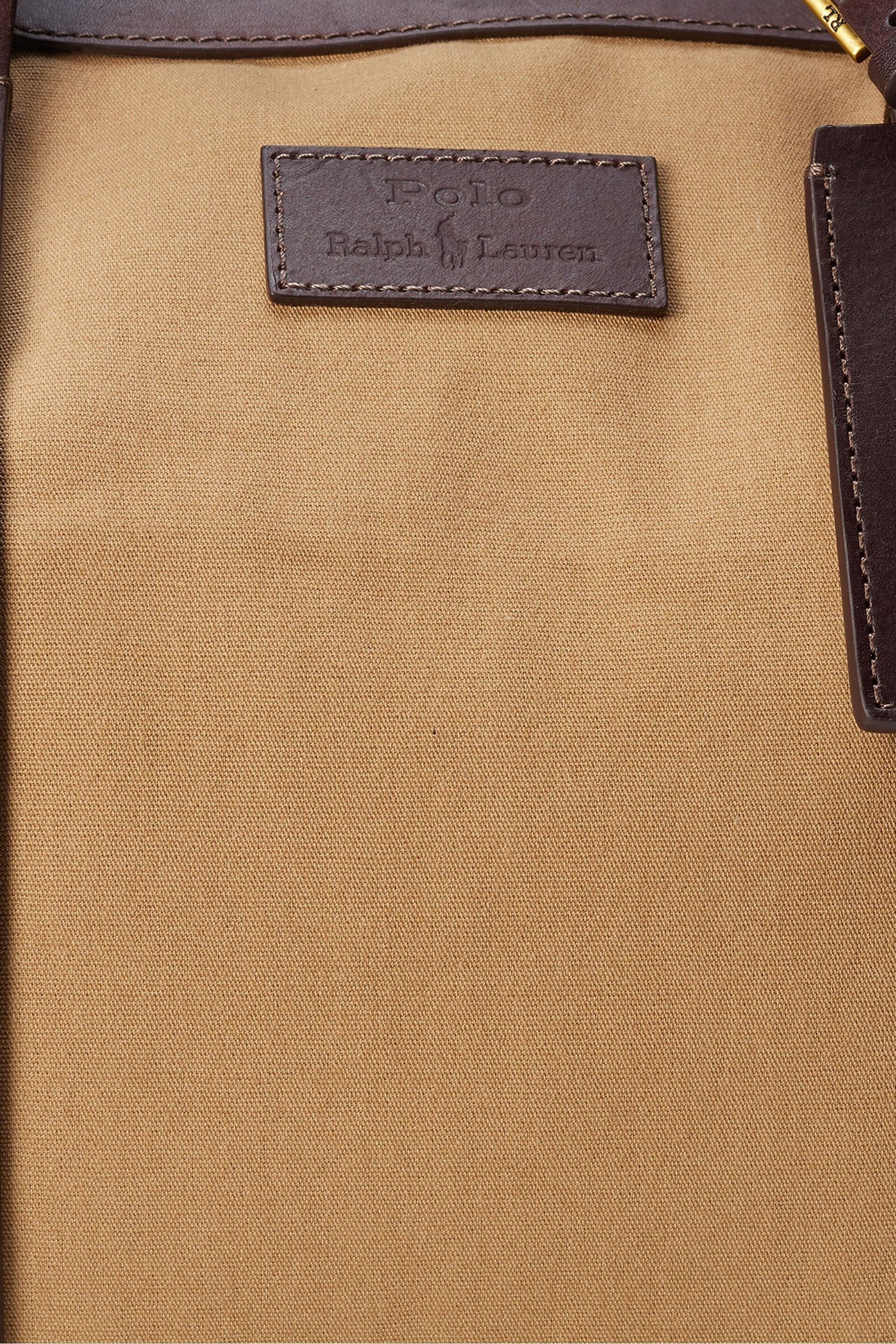 Polo Ralph Lauren Leather-Trim Canvas Duffel Bag - Image 6 of 6
