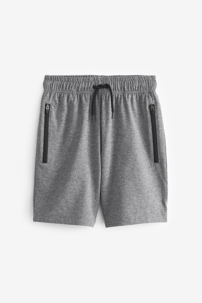 Black/Grey Light Weight Sports Shorts 2 Pack (6-17yrs) - Image 2 of 5