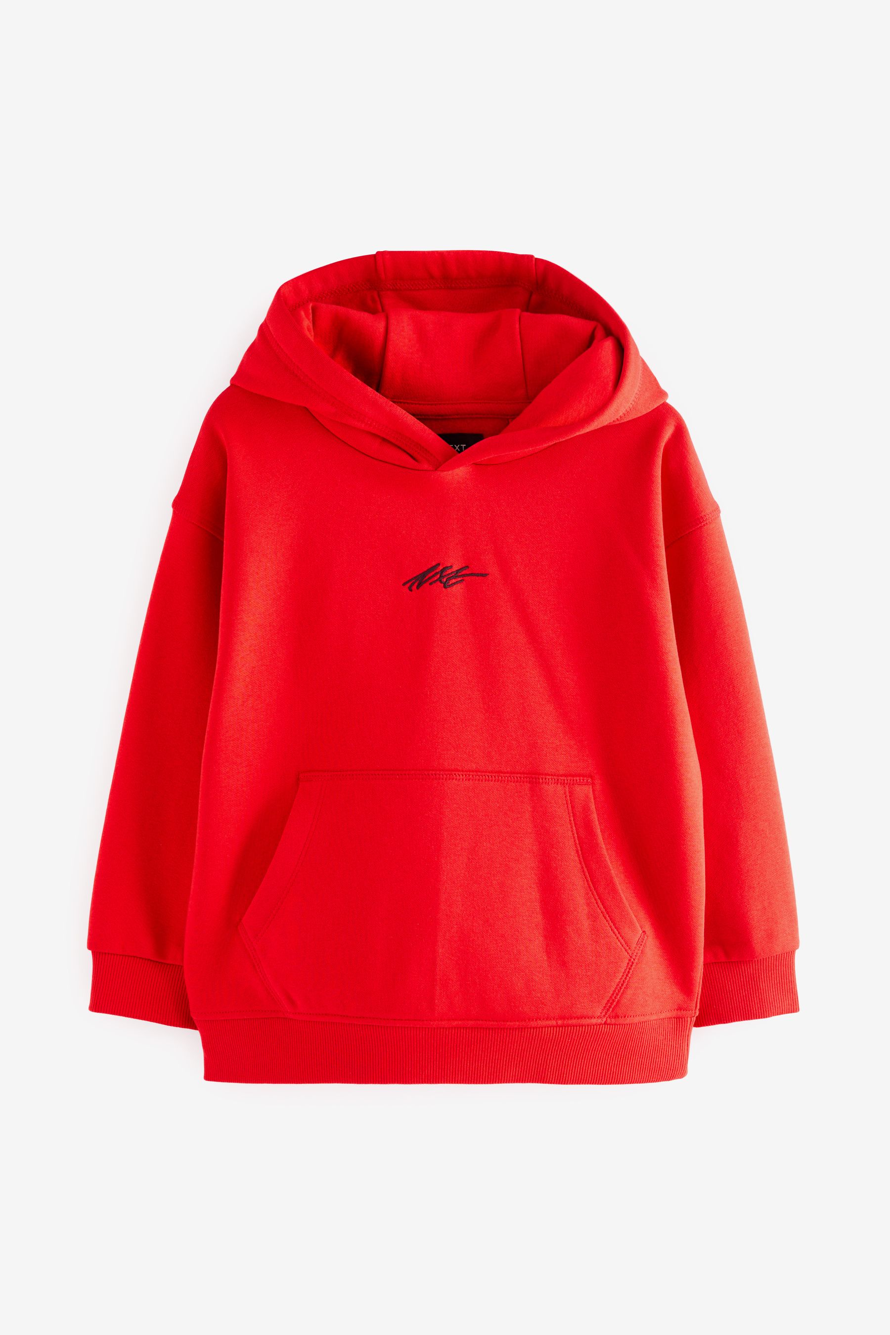 Plain red hoodie target top