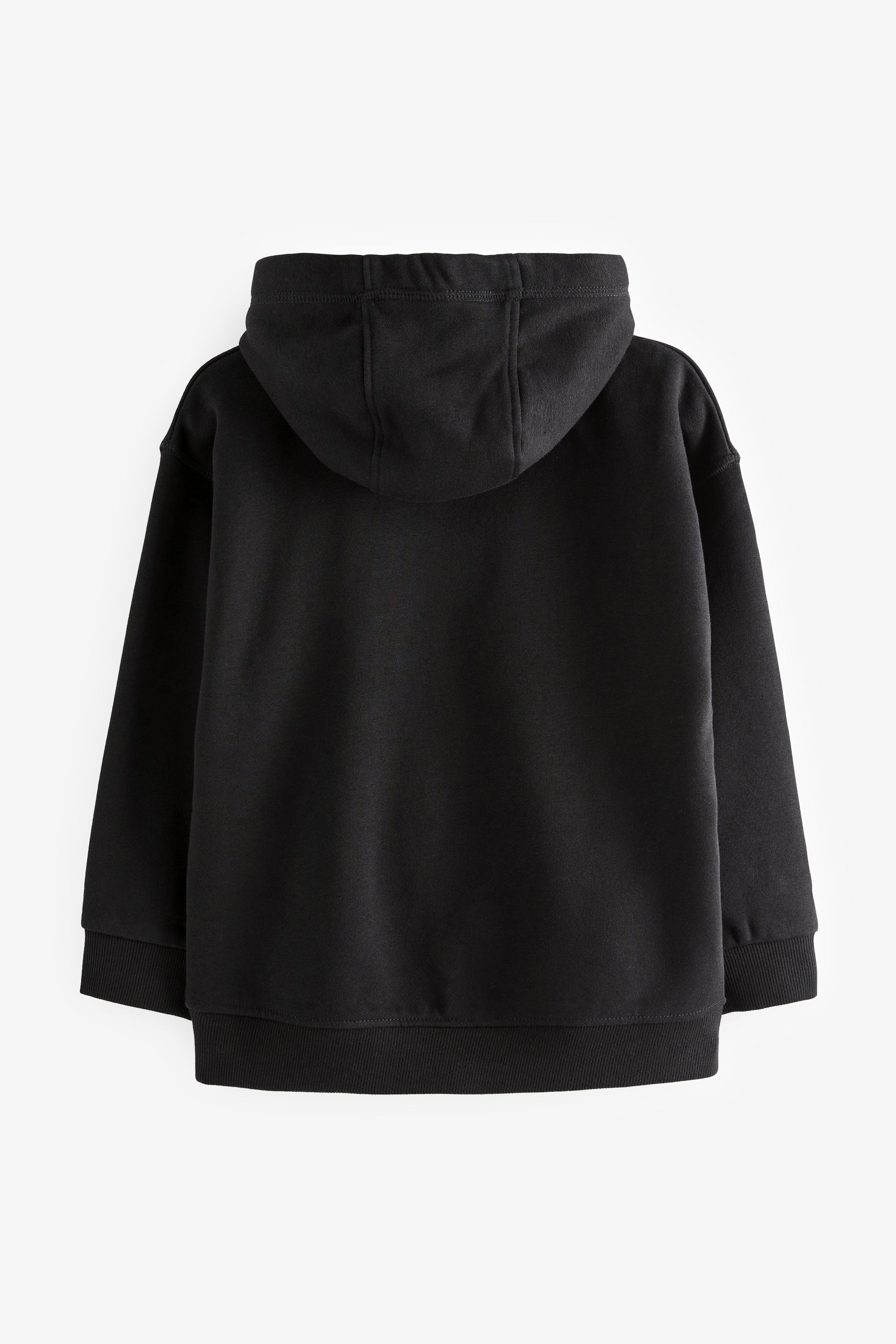 Buy Black Plain Jersey Hoodie 3 16yrs from Next Ireland