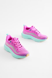 Pink Lace-Up Trainers - Image 1 of 5