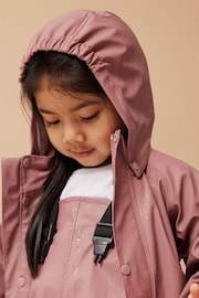 Name It Pink Rain Jacket And Joggers Set - Image 2 of 4