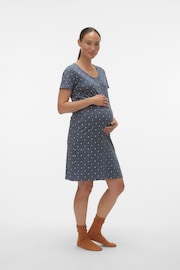 Mamalicious Grey Maternity And Nursing Nightie - Image 3 of 6