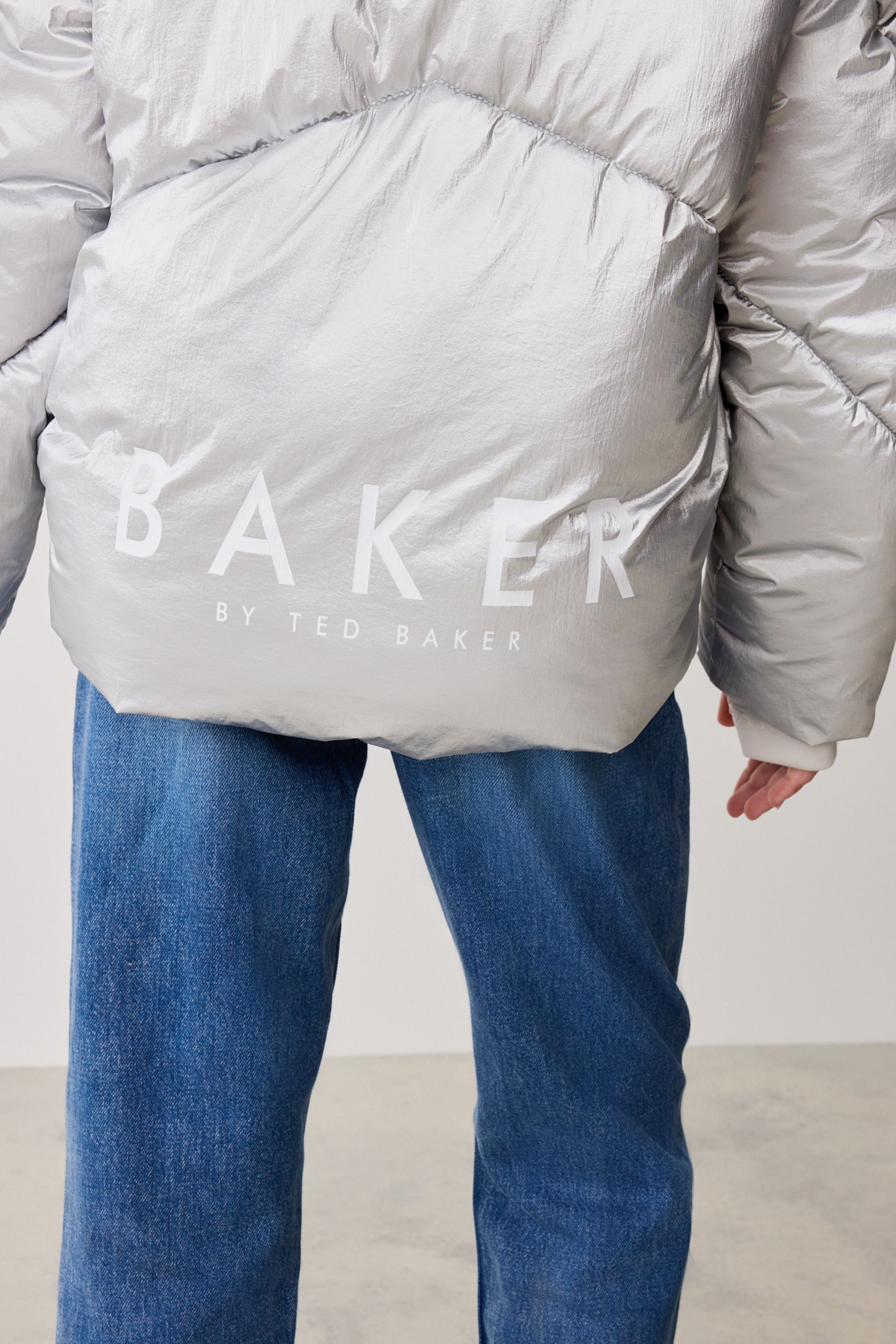 Ted baker silver coat new arrivals