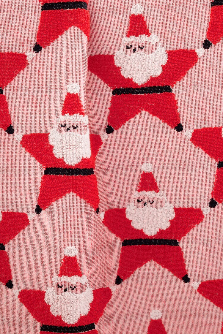 Buy Red Santa Star Christmas 100 Cotton Towels from Next South Africa