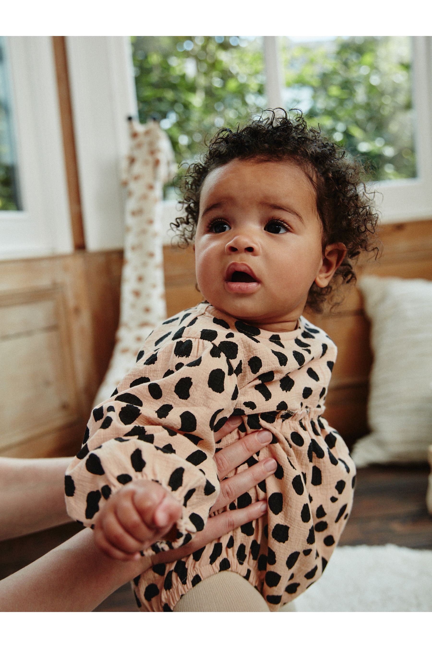 Leopard romper baby discount