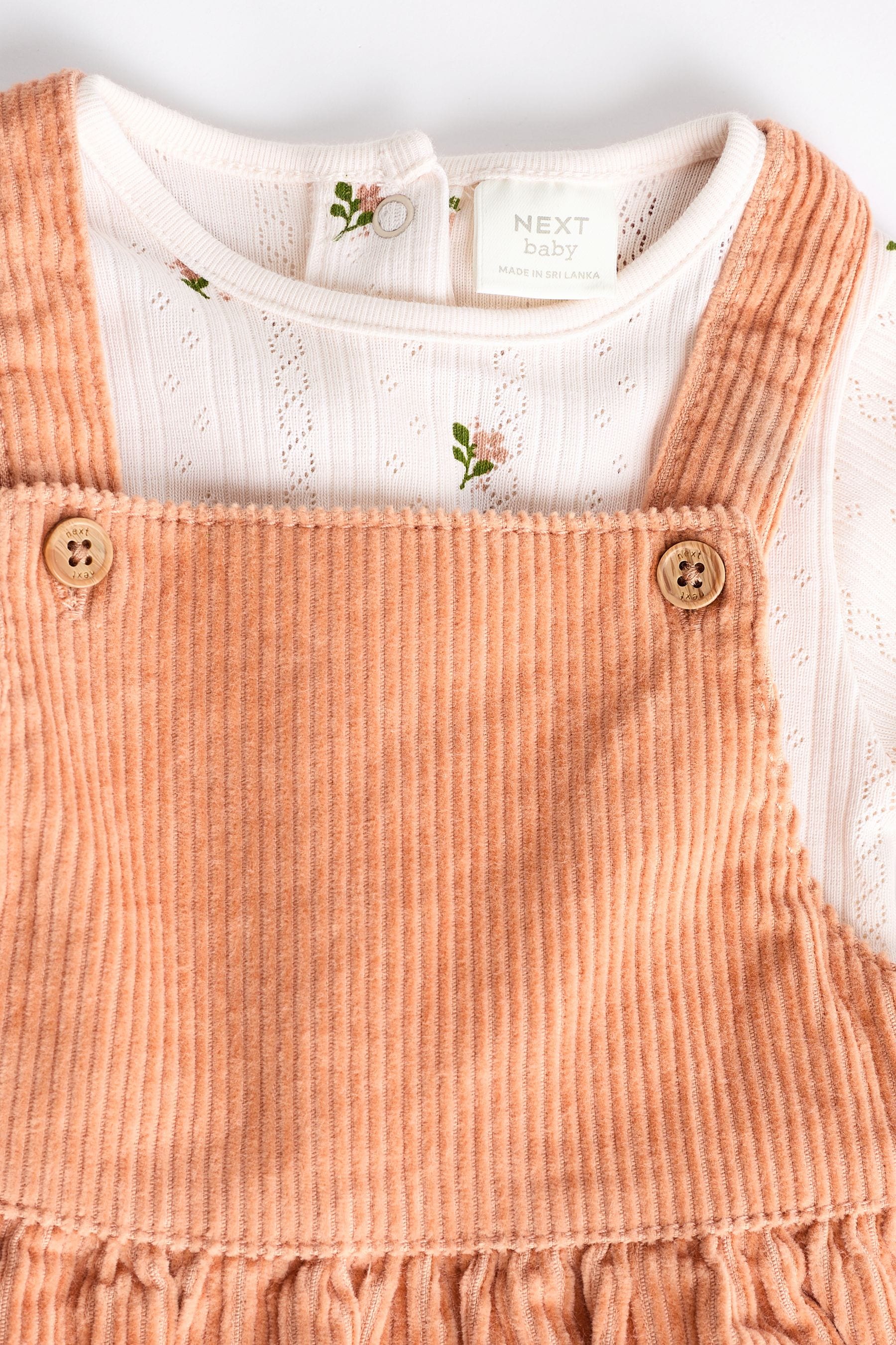 Buy Tan Brown Corduroy Baby Pinafore Dress 0mths 2yrs from the Next UK online shop