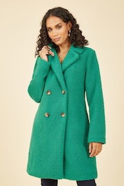 Yumi Green Teddy Bear Coat - Image 2 of 5