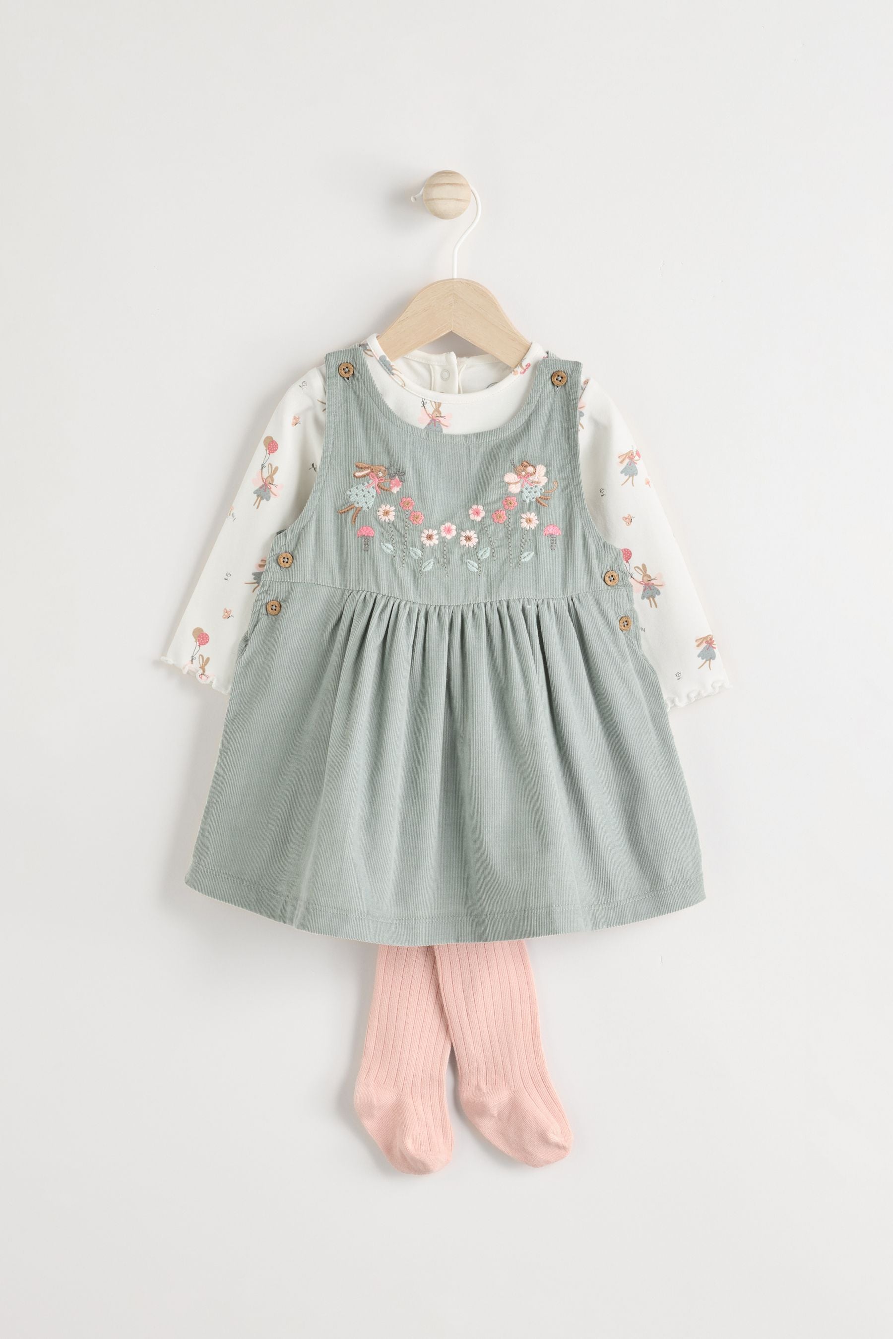 Next pinafore dress baby top