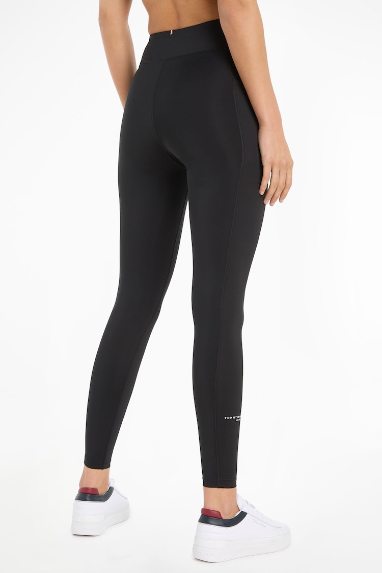 Tommy Hilfiger Black Mini Corp Leggings - Image 2 of 6