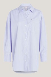 Tommy Hilfiger Loose Fit Blue Shirt - Image 8 of 9