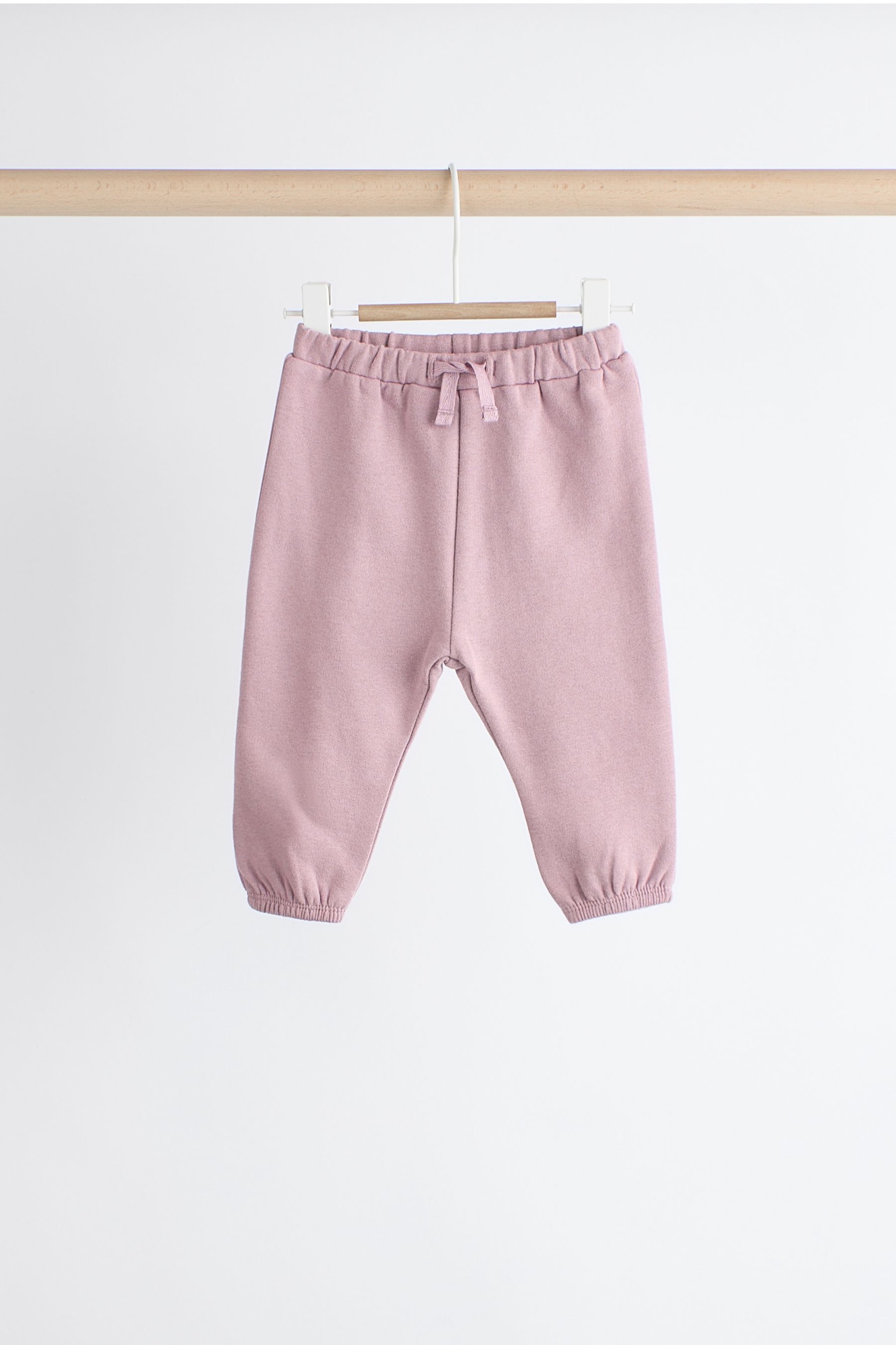 Pink/Cream Baby Sweatshirt & Joggers Set 6 Pack - Image 10 of 15