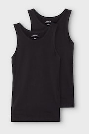 Name It Black Organic Cotton Tank 2 Pack - Image 1 of 2