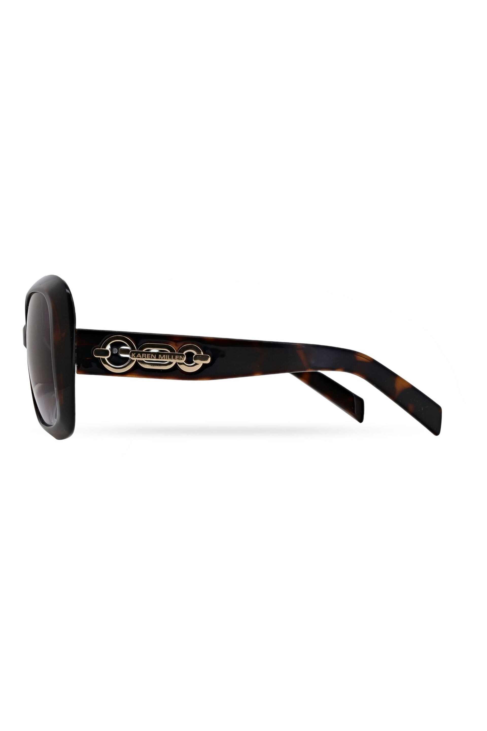 Karen Millen Brown Sunglasses - Image 3 of 5