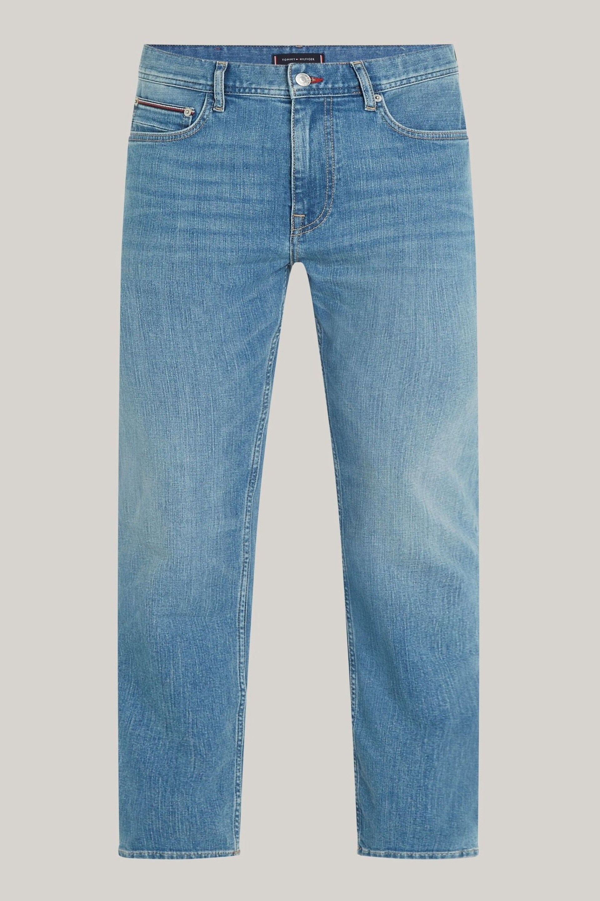 Tommy Hilfiger Blue Straight Denton Jeans - Image 5 of 5