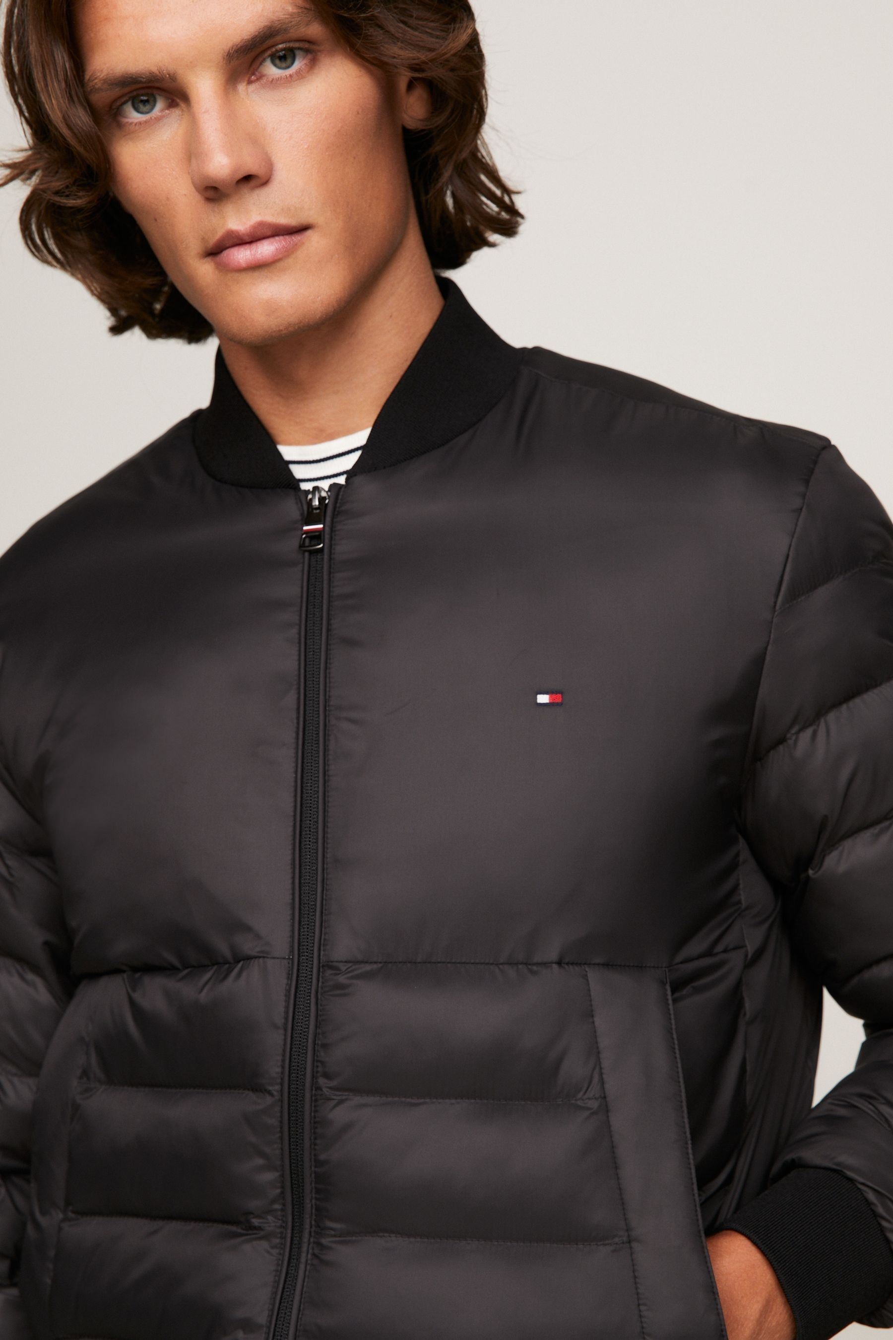 Buy Tommy Hilfiger Black Packable Bomber Jacket from Next Canada