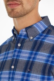 Tommy Hilfiger Blue Tartan Shirt - Image 3 of 6