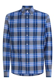 Tommy Hilfiger Blue Tartan Shirt - Image 4 of 6