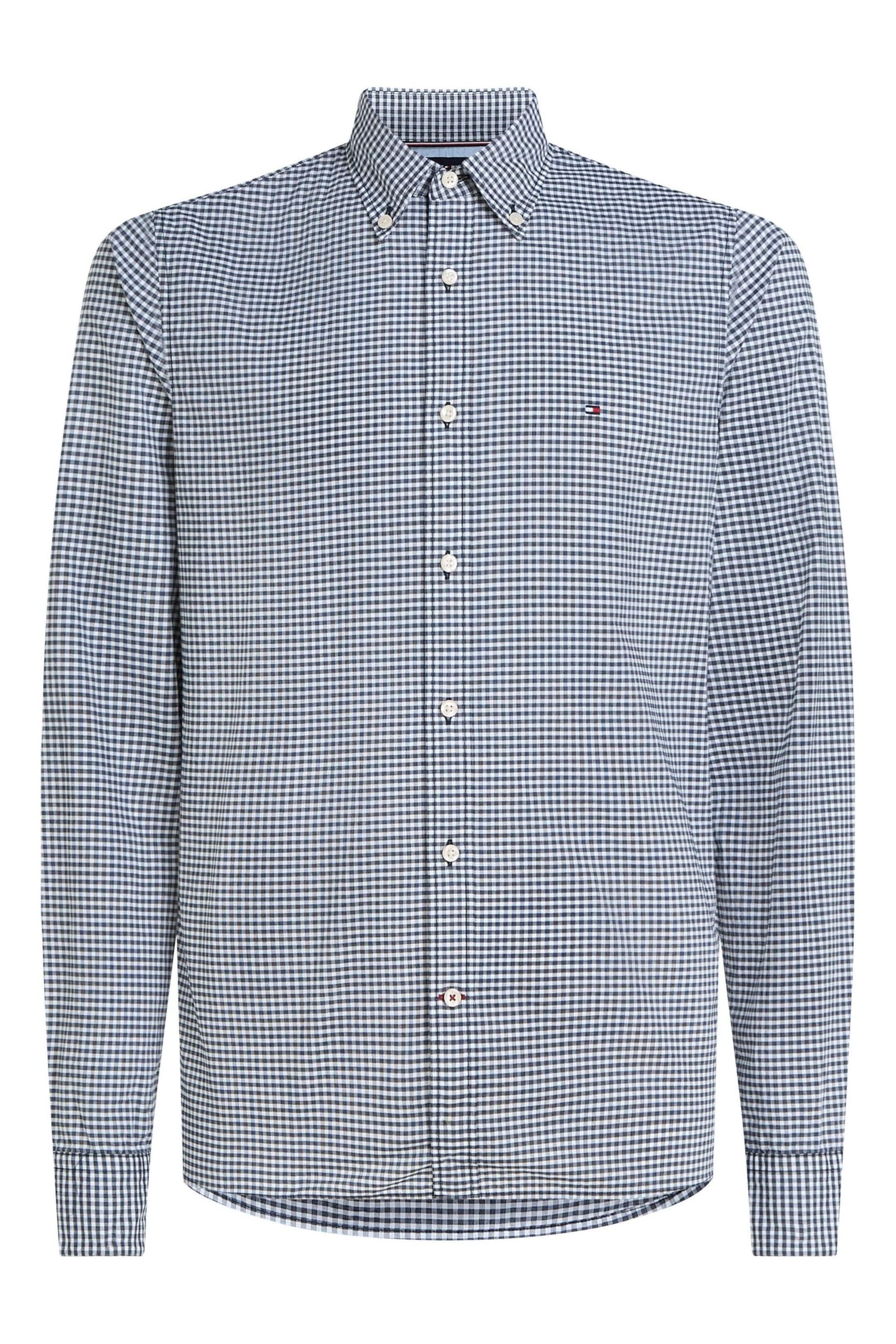 Tommy Hilfiger Blue B&T Textured Gingham Shirt - Image 1 of 4
