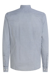 Tommy Hilfiger Blue B&T Textured Gingham Shirt - Image 2 of 4
