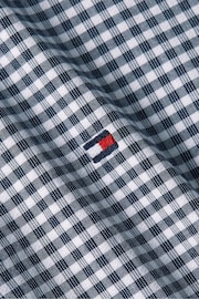 Tommy Hilfiger Blue B&T Textured Gingham Shirt - Image 4 of 4
