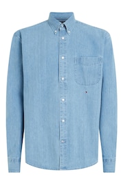 Tommy Hilfiger Blue Soft Denim Shirt - Image 4 of 6