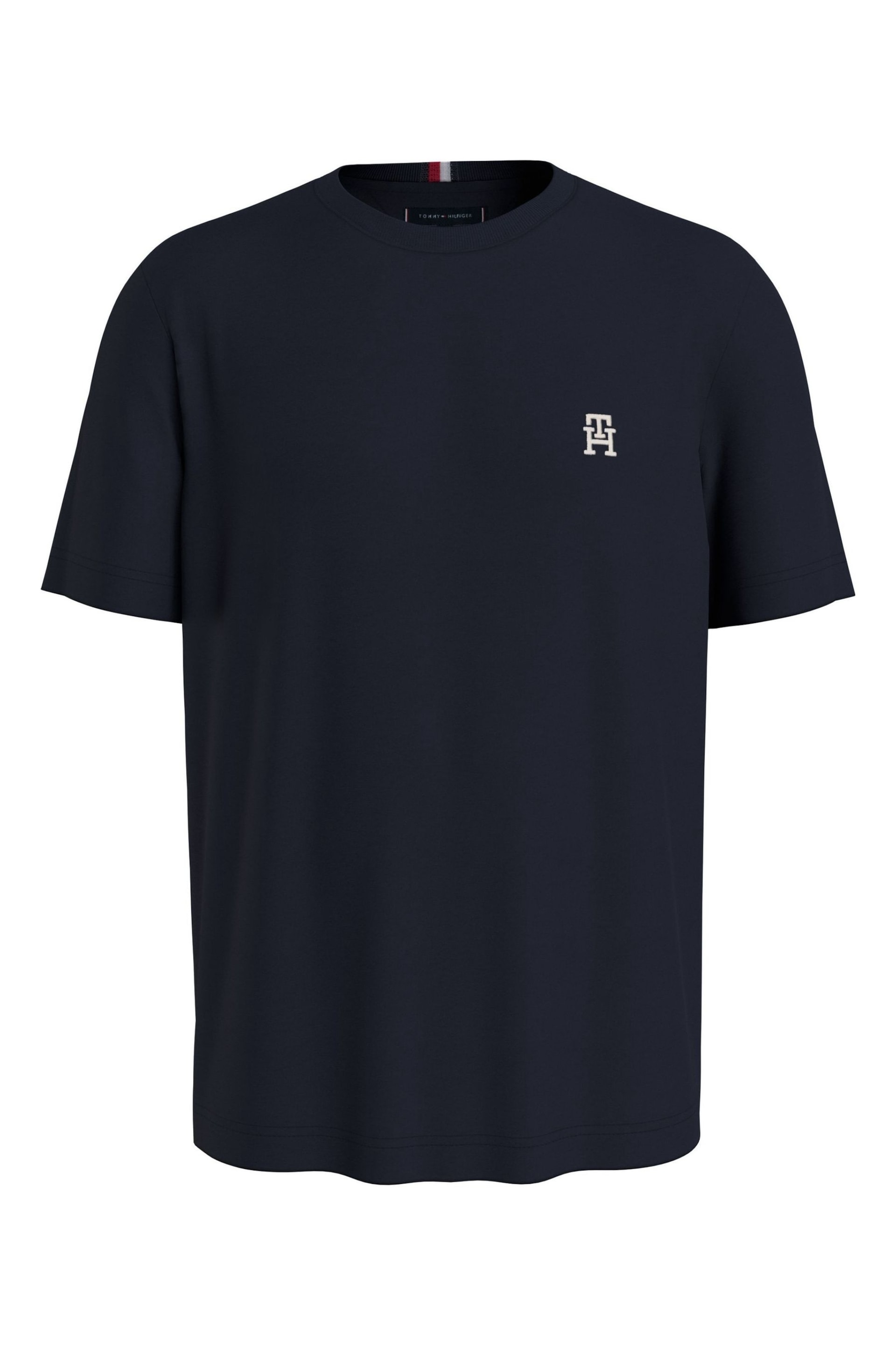 Tommy Hilfiger Blue Monogram T-Shirt - Image 1 of 2