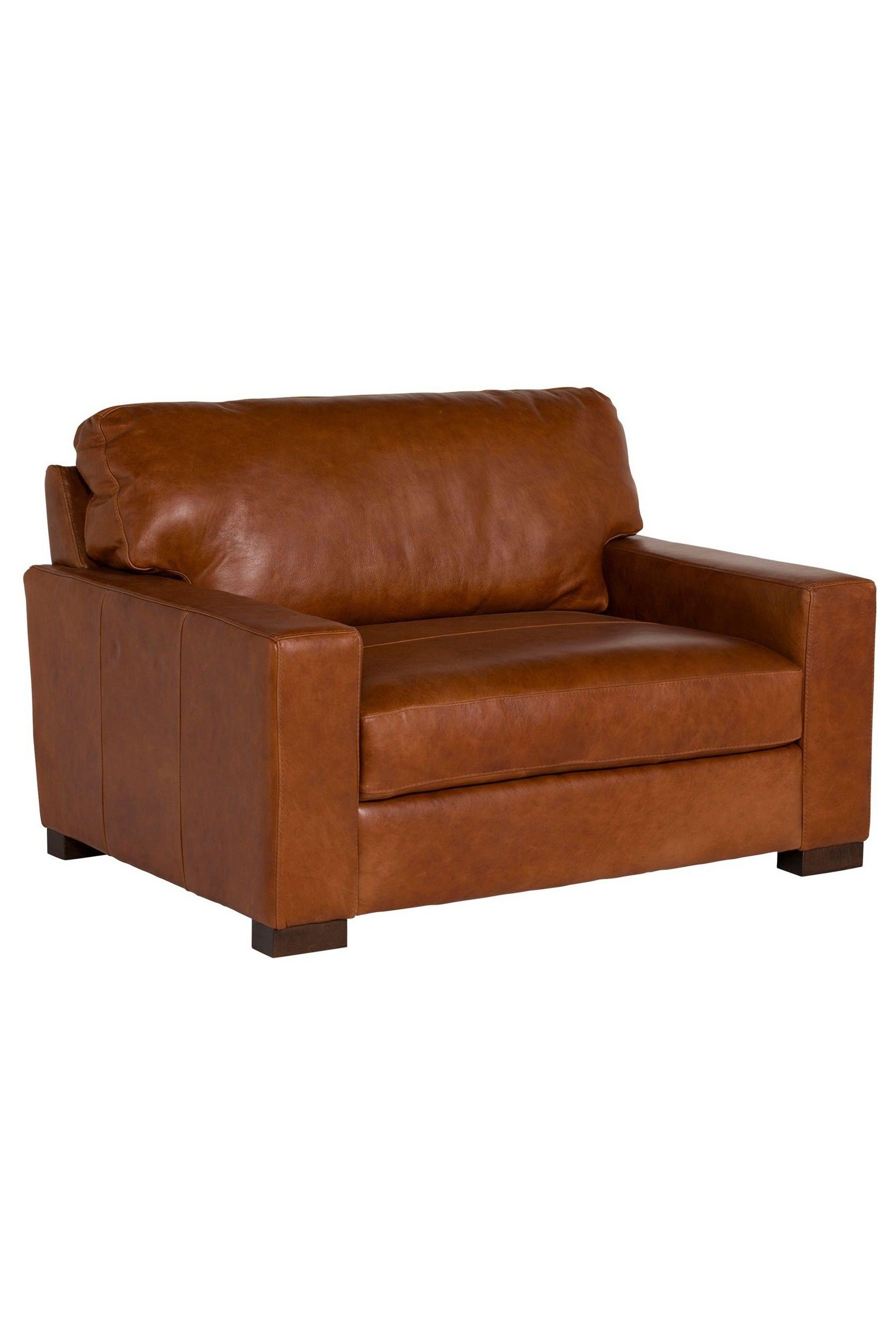 Buy Barker and Stonehouse Rust Brown Lorenza Leather Snuggle Chair from the Next UK online shop