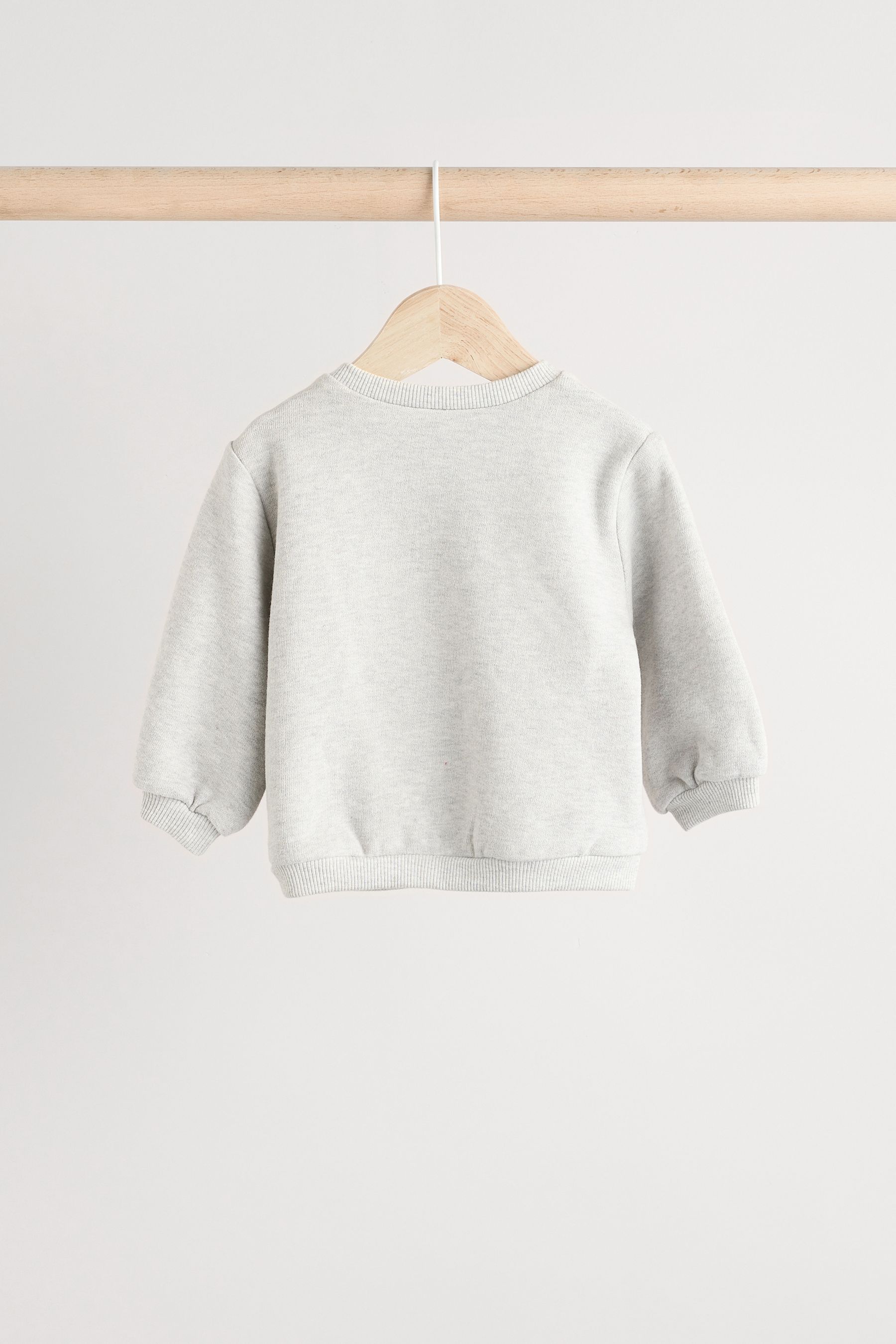 Baby sweatshirt white clearance