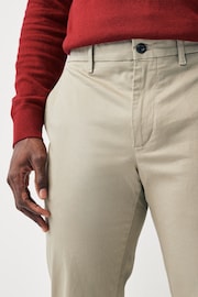 Tommy Hilfiger Denton Structure Chino Brown Trousers - Image 3 of 5